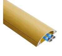 Franja Oculta de Alambre de Piso, Cubierta del Protector de cordón de Plata Negro Blanco/Cable de Cable de 39 "Cable de Cables Adhesivos de gestión de Cables de gestión de Cables de gestión