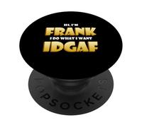 Frank Costume Idgaf Funny Meme Halloween Costume For Franks PopSockets PopGrip Adhesivo