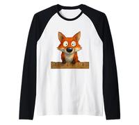 Frank el Zorro Camiseta Manga Raglan