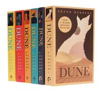 Frank Herbert Dune Series 5 Books Collection Set (Children Of Dune, Sandworms of Dune, Hunters of Dune, Dune, Dune Messiah)