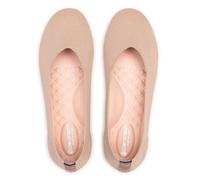 Frank Mully Bailarinas anchas para mujer, zapatos de ballet de punto, cómodos y redondos, para mujer, marrón, 36 EU Ancho