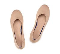 Frank Mully Zapatos Planos de Ballet para Mujer, Zapatos de Vestir de Punto, Puntera Redonda, Bailarinas sin Cordones, cuña Baja, cómodos y Suaves., 40 EU