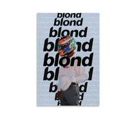 Frank Ocean Blonde- Pinturas decorativas impermeables y resistentes a las manchas, pósteres de alta definición, adecuados para múltiples escenarios en salas de estar, dormitorios y oficinas, estilo
