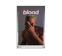 Frank Ocean Blonde- Póster de lienzo para dormitorio, decoración de pared, pósteres, impresiones artísticas, pintura retro, decoración de pared para el hogar, dormitorio, 40 x 60 cm, estilo sin marco