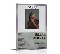 Frank Ocean BlondeArt - Pintura decorativa impermeable y resistente a las manchas, sala de estar, estudio, cafetería, pintura de pared, instalación gratuita, fácil de limpiar, opción de regalo