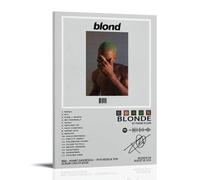 Frank Ocean - Póster rubio, portada de álbum de música, lienzo para decoración de pared, 60 x 90 cm, estilo marco-1