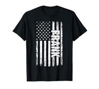 Frank Personal Nombre American Flag Retro Mujeres Mujeres Camiseta