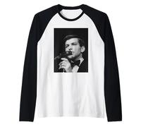Frank Sinatra Jr Cantante & Actor Que Cara 1964 Camiseta Manga Raglan