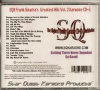Frank Sinatra Karaoke Greatest Hits VOL. 2 (US Import)