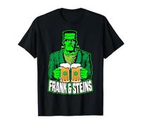 Frank & Steins Día de San Patricio Frankenstein Monster Beer Camiseta