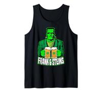 Frank & Steins Día de San Patricio Frankenstein Monster Beer Camiseta sin Mangas