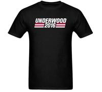 Frank Underwood Graphic tee Printed T-Shirt Black 3XL