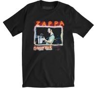 Frank Zappa Men's in New York Premium Print T-Shirt Small Black(Large)