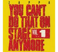 Frank Zappa You Can't Do That On Stage Anymore - Volume 1 (CD) (Importación USA)