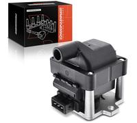 Frankberg 1 bobina de encendido módulo de encendido compatible con A6 Arosa Cordoba Ibiza Inca Toledo Felicia Octavia Caddy Golf Polo Transporter 1.0L-2.8L 1989-2004