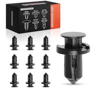 Frankberg 10 clips de fijación para parachoques compatibles con Qashqai +2 I J10 JJ10E NJ10 SUV Jazz II GD GD GE2 GE3 Hatchback Civic VI Aerodeck Tricuerpo MB MC Replace# 0155309241