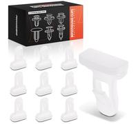 Frankberg 10 clips de fijación, protección del motor, soporte para parachoques compatible con Corolla tricuerpo E15 A.u.r.i.s E15 Camry tricuerpo V5 Replace# 7539235220