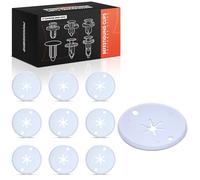 Frankberg 10 clips de fijación, remaches de expansión para capó, revestimiento interior compatible con A4 8E2 A4 8D2 A3 8L1 A3 Sportback 8PA A3 8P1 Replace # N90335006