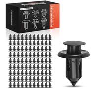 Frankberg 100 clips de fijación, remaches de expansión para parachoques, parrilla, revestimiento compatible con Qashqai II SUV J11 J11 Qashqai +2 I J10 JJ10E NJ10 CR-V III RE Replace# GD7A50EA1