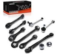 Frankberg 10x Brazo transversal Brazo de eje Trasero izquierdo derecho Compatible con Serie 1 E81 Serie 3 Touring E91 Serie 1 E87 Serie 1 cabrio E88 Serie 3 E90 Replace# 33326765425