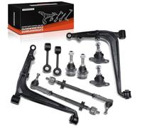 Frankberg 10x Brazo transversal eje Delantero Ambos lados Compatible con Transporter IV Bus 70B 70C 70J 70K 7DB 7DC 7DJ 7DK Transporter IV Furgoneta 70A 70H 7DA 7DH 701407187B