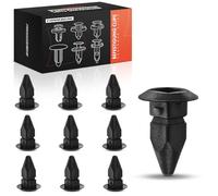 Frankberg 10x Clips de Fijación Remaches expansibles Parachoques Pasos de rueda Compatible con Golf IV 1J1 Golf VI 5K1 A2 8Z0 A4 8E2 A4 8D2 Replace# N90821401