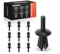 Frankberg 10x Clips de Fijación Remaches expansibles pasos de rueda Revestimiento Revestimiento interior Compatible con Serie 1 F20 A4 8D2 Serie 1 E81 A3 8L1 Serie 3 Compact E46 Replace# 51161881149