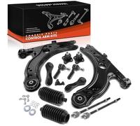 Frankberg 12x Juego de brazos transversales Eje delantero Compatible con A3 8L1 Leon 1M1 Toledo II 1M2 O.c.t.a.v.i.a I 1U2 B.o.r.a 1J2 Golf IV 1J1 Golf IV Variantee 1J5 Replace# 1J0422812B