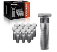 Frankberg 12x Perno de rueda Tornillo de rueda Trasera Compatible con G20 M30 Q45 AD Atlas Avenir BE Bluebird Cherry II NP300 NV350 Primera 1978-Hoy