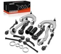 Frankberg 16x Juego de brazos transversales Eje delantero Compatible con Clase E W211 E55-E500 Clase E T-Model S211 350 CGI E55-E500 Replace# 2113308207,2113308107