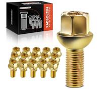 Frankberg 16x Perno de rueda Tornillo de rueda Compatible con 80 A2 Arosa Cordoba Ibiza Inca Toledo Caddy Corrado Golf J-e-t-t-a Lupo P-a-s-s-a-t Polo 1973-2005