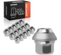 Frankberg 16x Tuerca de rueda Cojinete Compatible con Focus Turnier DNW Focus DAW DBW Fiesta V JD JH Fusion JU KA RB Replace# 91AB1K024AC