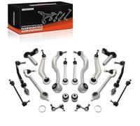 Frankberg 18x Juego de brazos transversales Delantero Trasero izquierdo derecho Compatible con Serie 5 E39 Serie 5 Touring E39 Replace# 33321094209