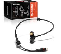 Frankberg 1x ABS Sensor 2 Polos Eje trasero Izquierda Compatible con Laguna I 556 B56 1.6L-2.2L 1993-2001 Laguna I Grandtour K56 1.6L-2.2L 1995-2001 Replace# 7700416064