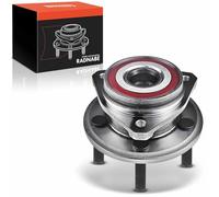 Frankberg 1x Kit de rodamientos de ruedas Eje delantero Izquierda o derecha Compatible con Wrangler II TJ 2.4L 2.5L 4.0L 2000-2007 Sustituir# 513158