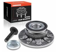 Frankberg 1x Kit de rodamientos de ruedas Eje trasero Compatible con Golf VI 5K1 2008-2013 Golf VII 5G1 BE1 2012-2020 A3 8P7 2008-2013 A3 Sportback 8PA 2004-2013 Leon 1P1 Sustituir# 1K0598611