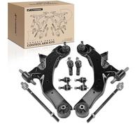 Frankberg 2 barras acopladoras + 4 x rótulas de dirección + 2 x brazos de suspensión delanteros, compatible con Elantra XD Elantra Tricuerpo XD Replace # K620327, K620328