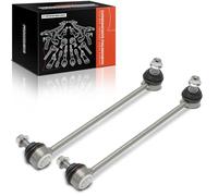 Frankberg 2 barras acopladoras para eje delantero, ambos lados, compatible con Clase C W203 C180-C320 1.8L-3.2L 2000-2007, Clase CLC CL203 CLC180-CLC350 1.8L-3.5L 2008-2011 Replace# A203322 02189