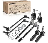 Frankberg 2 barras de acoplamiento + 4 x rótulas de dirección + 2 x articulaciones de soporte delanteras compatibles con Voyager IV RG RS Caravan RG Replace # K7258, ES3537