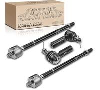 Frankberg 2 barras de acoplamiento eje delantero + 2 x rótulas de dirección eje delantero eje delantero compatible con Camry V2 Camry tricuerpo V3 RX MCU15 Camry V1 Sienna L1 Replace# EV301