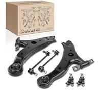 Frankberg 2 barras estabilizadoras + 2 articulaciones de soporte + 2 brazos de suspensión delanteros, compatible con RX U3 Previa R3 C.a.m.r.y tricuerpo V3 Replace# K90347, K90346