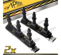 Frankberg 2 bobinas de encendido módulo de encendido compatible con Omega B 2.6L 3.2L 2000-2003 Omega B Caravan 2.6L 3.2L 2000-2003 Vectra B 2.6L 2000-2002 Replace # 9118114 9117815