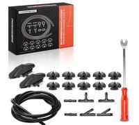 Frankberg 2 boquillas de pulverización para limpiaparabrisas 2KD955986 | Al frente, L + R; Compatible con: T.o.u.r.a.n 5T1, T.o.u.r.a.n 1T1 1T2, Golf Plus 521 5M1, Escarabajo 5C1 5C2