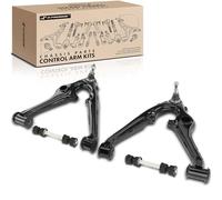 Frankberg 2 brazos de suspensión + 2 barras acopladoras delantero izquierdo derecho compatible con Tahoe K2UC 6.2 4WD 2015-2025 Replace# 84114505, 84114505