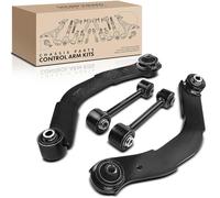 Frankberg 2 brazos de suspensión + 2 barras de acoplamiento traseras superiores e inferiores compatibles con Caliber Compass MK49 Patriot MK74 Replace# 5105271AA,K641281