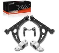 Frankberg 2 brazos de suspensión + 2 rótulos de dirección delanteros compatibles con A3 1.6L-3.2L 2003-2012 Golf V 1.4L-3.2L 2003-2009 Jet.ta III 1.9L 2005-2010 Tou.ran 1.4L-2.0L 2003-2010 Ref. Lugar