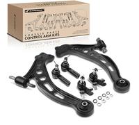 Frankberg 2 brazos de suspensión + 2 x rótulas de dirección + 2 x rótulas de soporte delantero inferior exterior compatible con Camry V2 2.2L 3.0L 1996-2002 Replace# K9499,ES3306