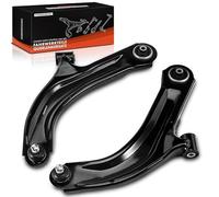 Frankberg 2 brazos de suspensión con rodamiento de goma, eje delantero, compatible con Clio III BR0/1 CR0/1 1.2L-2.0L 2005-2014 modo/modo Grand Modus F/JP0 1.2L-1.6L 2004-hoy Replace# 8200346941