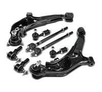 Frankberg 2 brazos de suspensión y articulación de soporte + 2 barras de acoplamiento + 4 x rótulas de dirección delanteras compatibles con Maxima/Maxima QX IV A32 Cefiro II tricuerpo A32 Replace