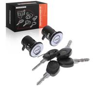 Frankberg 2 cilindros de cerradura para puerta delantera izquierda y derecha, compatible con Punto Kasten/Hatchback 188 Punto 188 Reemplazo # 46538080,46538079